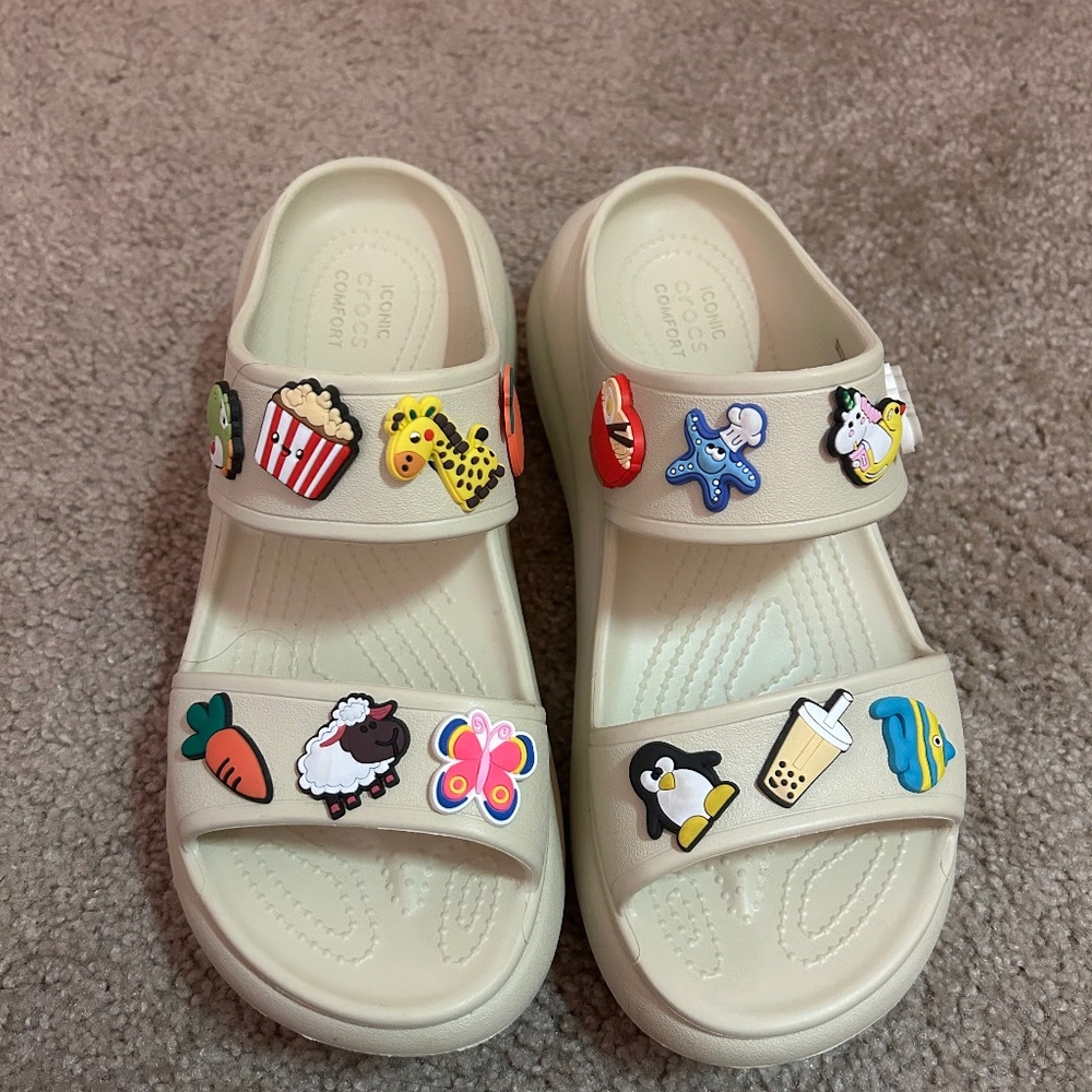 Crocs crush slide size 10